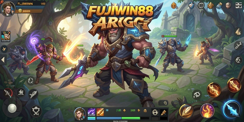 Tampilan gameplay FUJIWIN88 yang menakjubkan dalam aksi ARPG.