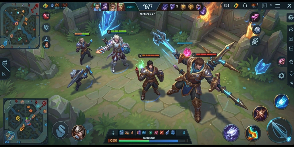Tampilan gameplay GOD77 yang menegangkan dan penuh strategi.
