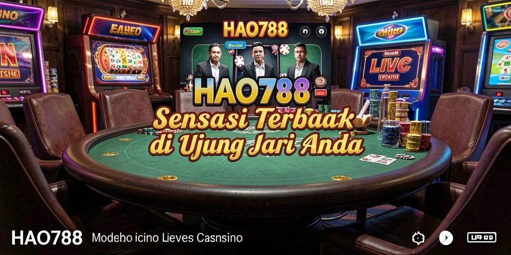 Tampilan gameplay Live Casino yang menakjubkan di HAO788.