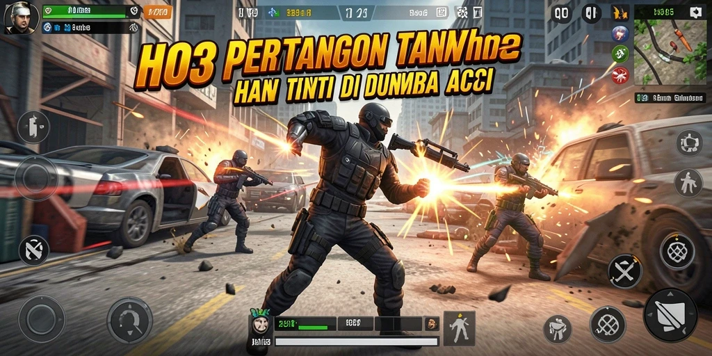 Tampilan gameplay HO3 yang penuh aksi dan pertarungan menarik.