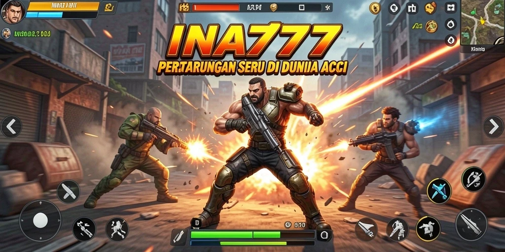 Tampilan seru dari gameplay aksi di INA777.