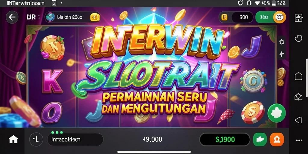 Tampilan screenshot INTERWIN menampilkan gameplay slot yang seru.