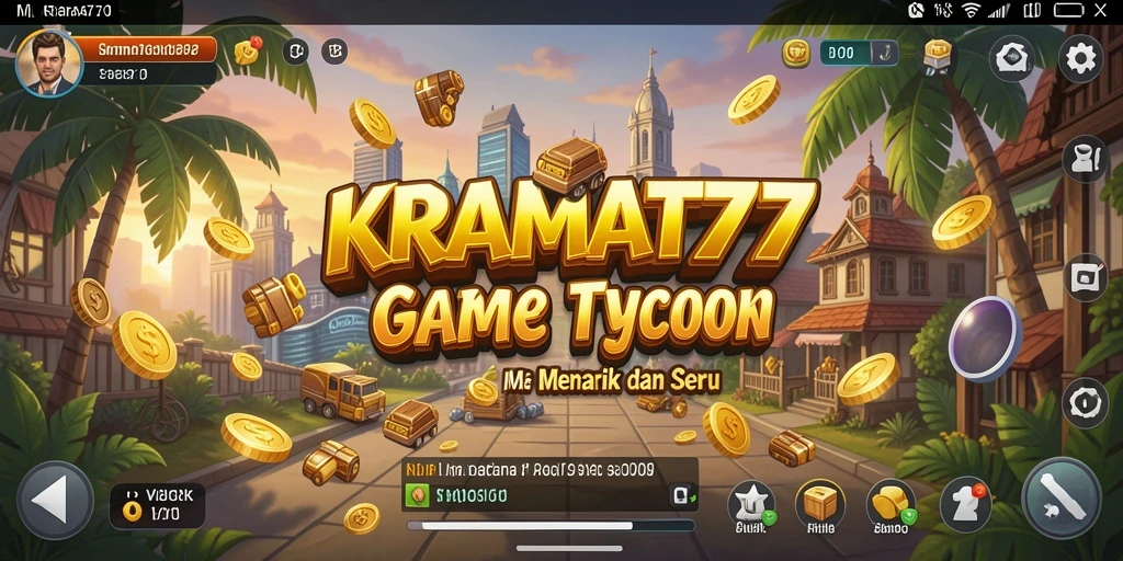Tampilan gameplay KRAMAT77 yang menarik dengan berbagai elemen bisnis.