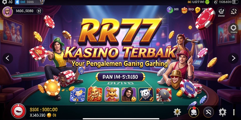 Tampilan gameplay Kasino yang seru dan interaktif di RR777.