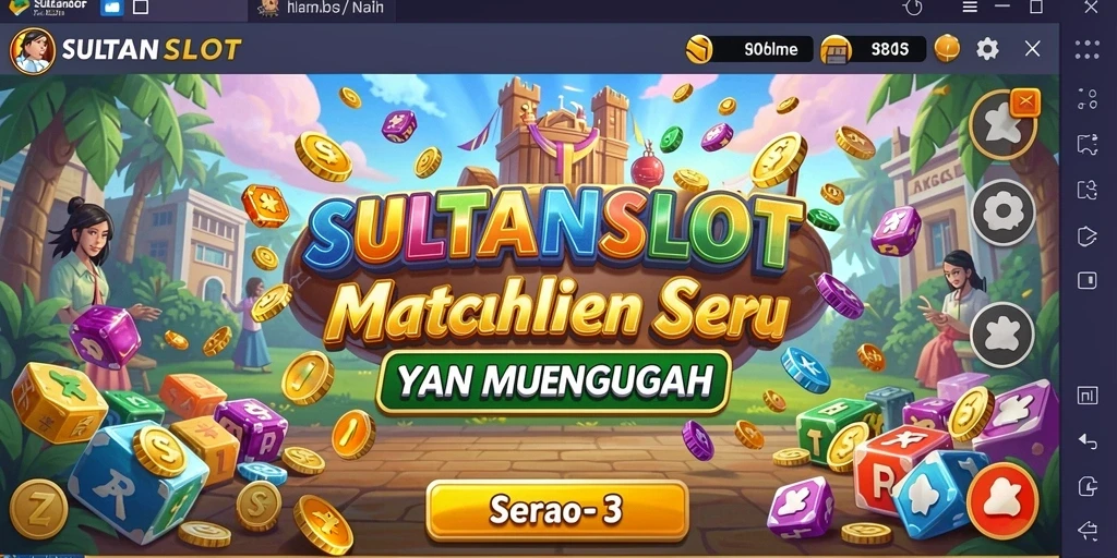 Screenshot gameplay <strong>SULTANSLOT</strong> menampilkan keseruan mencocokkan simbol dalam permainan.
