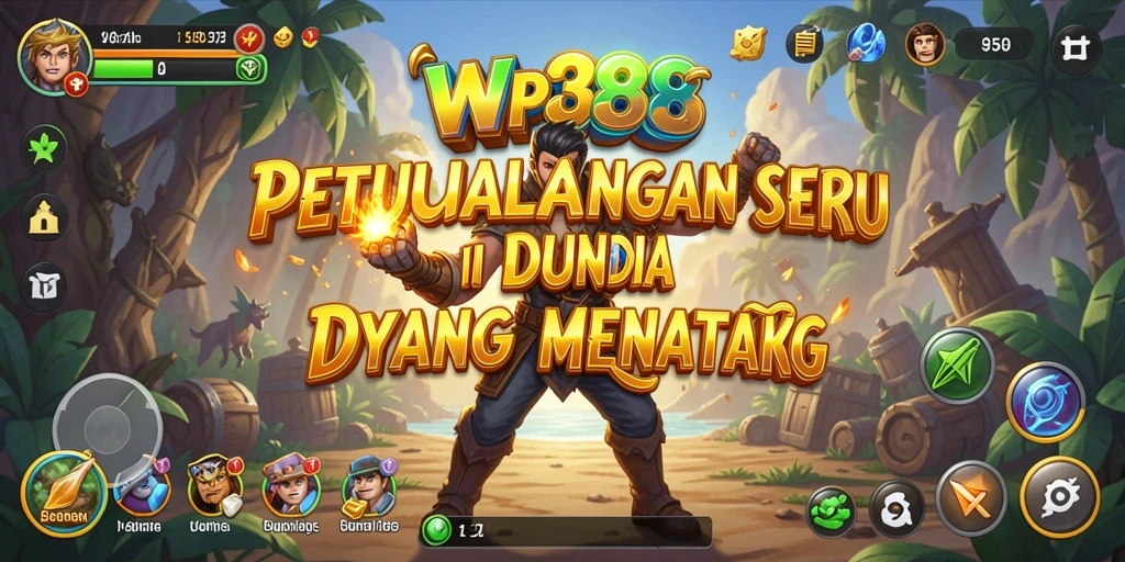 Screenshot utama WP888 menampilkan petualangan mendebarkan di dunia yang penuh tantangan.